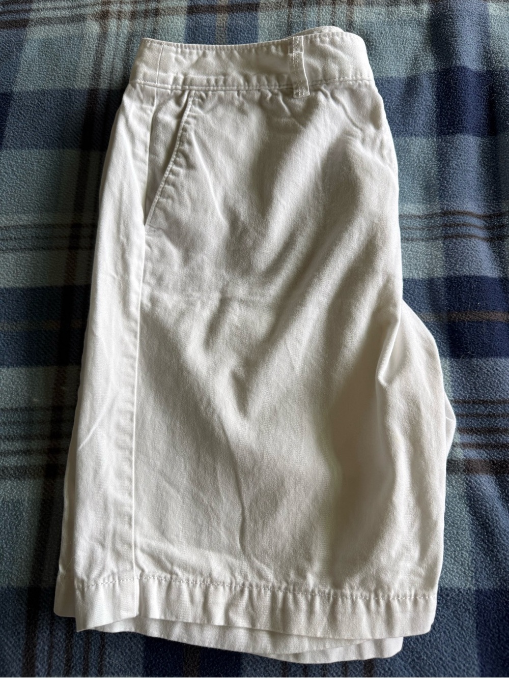 LOFT White Cargo Shorts